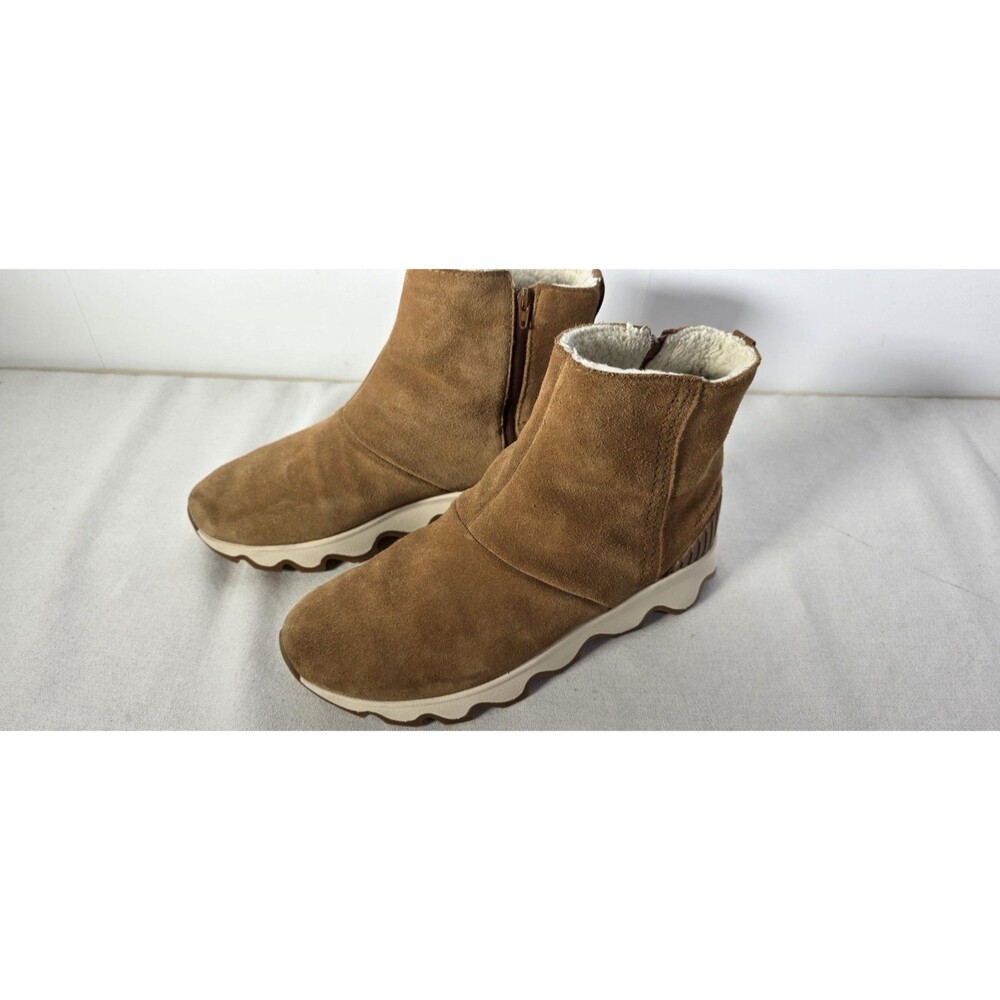 Sorel Women's Slouch Boots Ankle.  Brown Camel Brown Natural.  Size 7